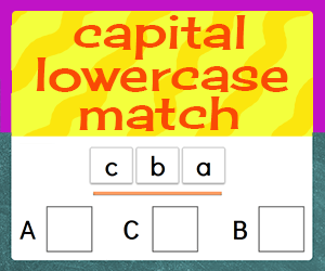 Capital Lowercase Match Game