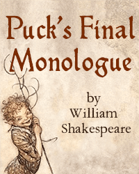 Puck's Monologue