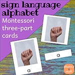 TPT Sign Language Alphabet Cards