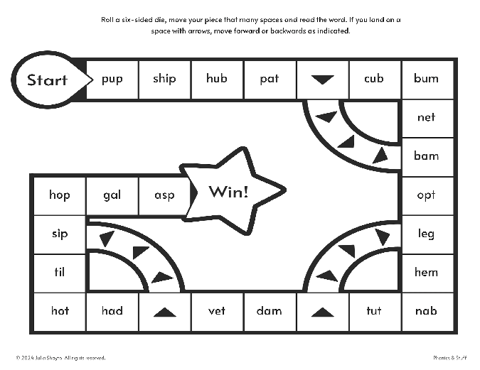 Star Board Game - Words